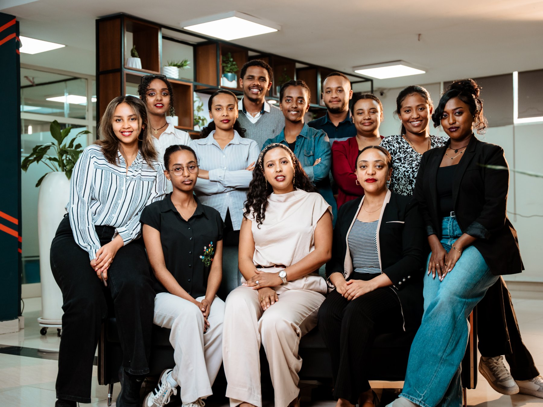 The MMCY team together in the Addis Ababa office